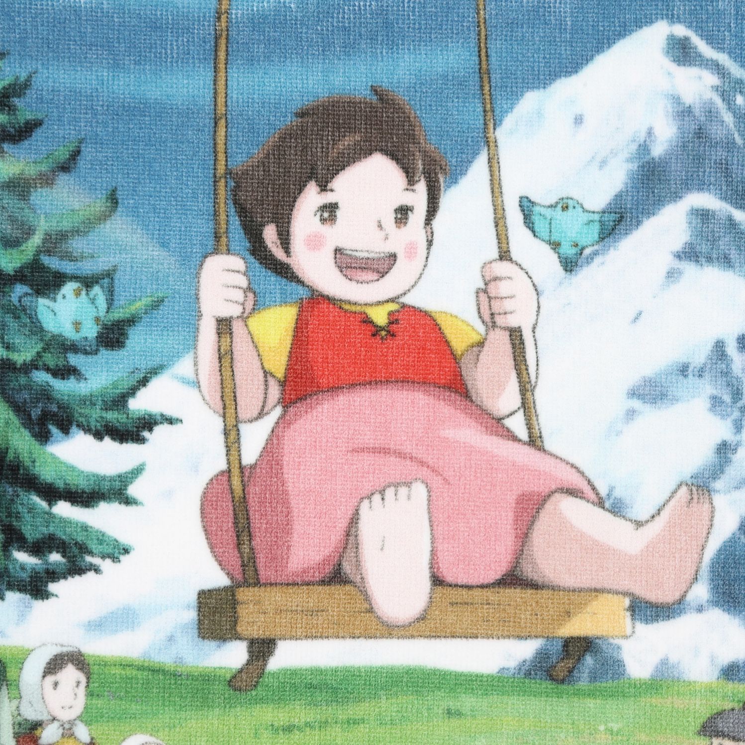 アルプスの少女ハイジ フェイスタオル 【送料無料】 約34×80cm