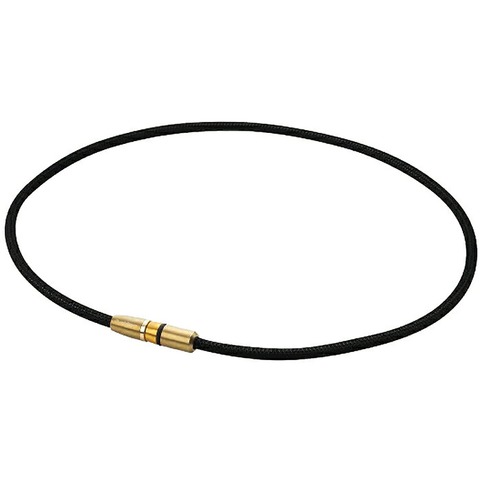 楽天kagu＊kagu 〜家具と雑貨のお店〜ファイテン RAKUWA磁気チタンネックレス BULLET ブラック/ゴールド ギフト 贈り物 プレゼント[24]
