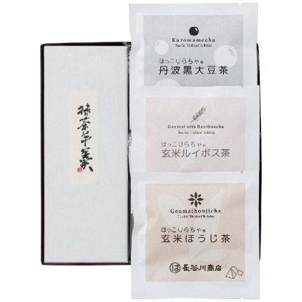 乐天商城 - 谷常製菓 菓心谷常 絹ごし羊羹(抹茶)1本・お茶3種セット お中元 贈り物 送料無料 【産直】[24]