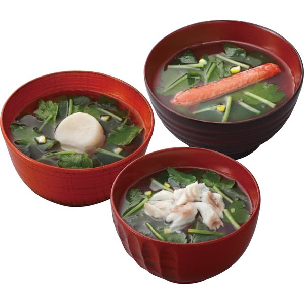 apide 美味心 極 お吸い物＆みそ汁ギフト GZ-EOS お中元 贈り物 送料無料[24] kag-2-10170750 kagu*kagu 〜家具と雑貨のお店〜 サンプル画像2