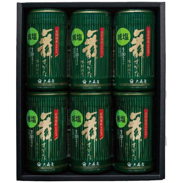 大森屋 減塩舞すがた味のり卓上詰合せ GA-30G お中元 贈り物 送料無料[24]