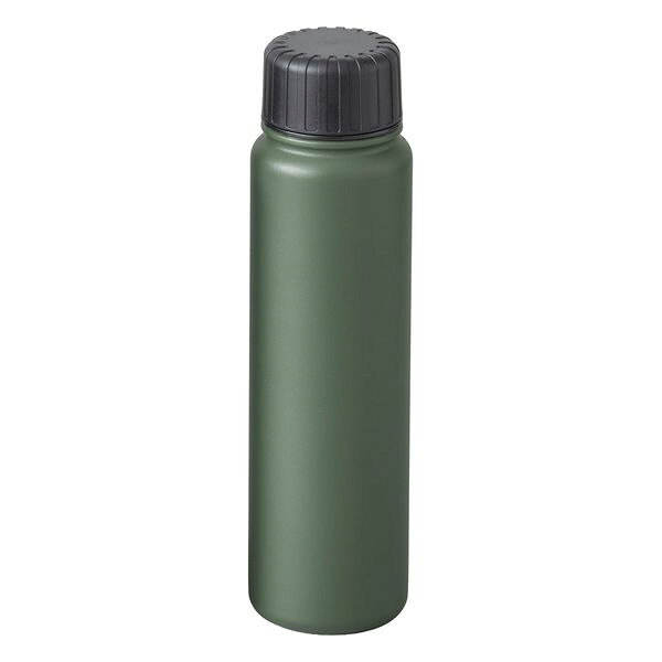アピデ(株) ククナ 炭酸兼用真空断熱ステンレスボトル500ml(カーキグレー) KKN-CB500GY 熱中症対策 猛暑対策 送料無料[24]