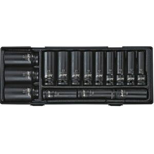 【JTC】12.7mm 12PCS ディープインパクトソケットセット JTCK4121 [05]