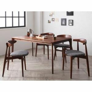 北欧デザイナーズダイニングセット【Spremate】シュプリメイト/5点MIXセット(テーブル+チェアA×2＋チェ..