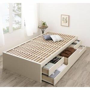 ポイント4倍／ 組立設置 国産 清潔すのこ ヘッドレスチェストベッド Renitsa レニツァ ベッドフレームのみ セミダブル[00]