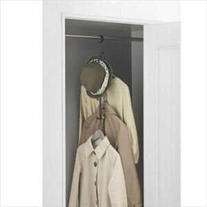 クローゼットハンガー スマート ブラック【代引不可】 [01]