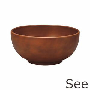 SEE 麺どんぶり ライトブラウン【代引不可】 [01]