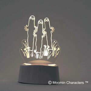 Table, Paper Lamps - LEDアクリルスタンド　ムーミン　ニョロニョロ　ART-MMN-03　[01]
