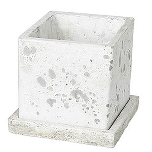 DULTON ソリッドプランター　キューブL ラフグレー A655-758LRG　DULTON　ダルトン[01]