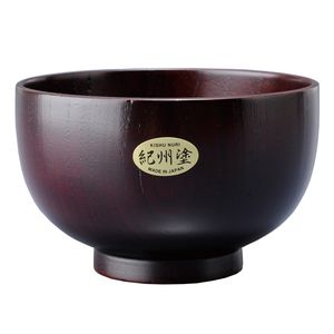 どんぶり 500ml 木製 紀州塗 白倉 shirakura 丼 天然木 食器 日本製 若兆[01]