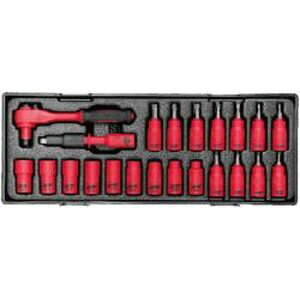 【JTC】6.3mm 22PCS 絶縁ソケットセット JTCK9221 [05]