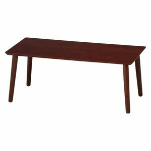 ポイント4．5倍！突板ローテーブル 8040BR ブラウン （入数：1点）[09]