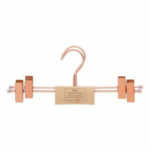 Hanger - アルミボトムハンガー ブラウン 2PCS （入数：6点）[09]