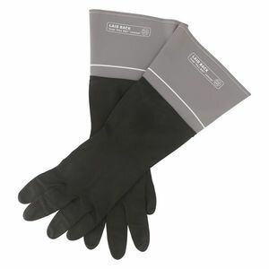 ポイント4倍／ LBラテックスグローブ ブラック （入数：6点）[09]