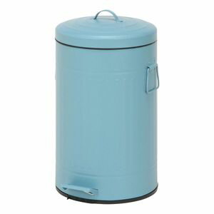 スチール ラウンドペダルペール 12L スモークブルー （入数：6点）[09]