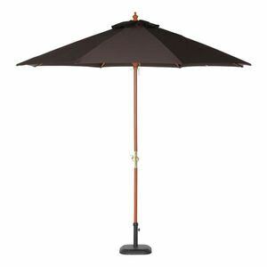 Wooden Parasol - 木製パラソル 270cm ブラウン 270BR （入数：1点）[09]