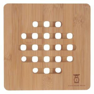 バンブー鍋敷キ スクエア （入数：6点）[09]