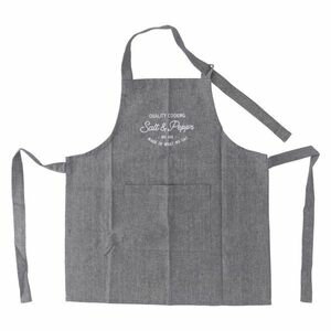 Gingham Aprons - オ手伝イエプロン Salt&Pepper チャコール （入数：6点）[09]