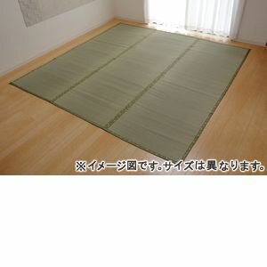 ポイント4倍／ 純国産 い草 上敷き カーペット 市松織 『不知火』 本間8畳（約382×382cm） 熊本県八代産イ草使用 1400010015802 [13]