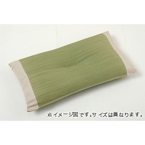 ポイント4倍！枕 まくら い草 高さが調整できる さらさら 消臭 シンプル 無地 平枕 約50×30cm ナチュラル 1121670186301 [13]