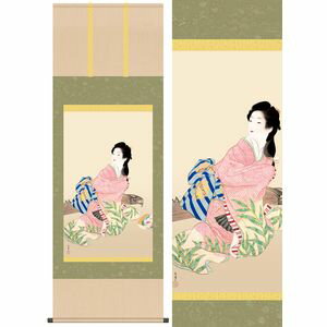 商品名娘深雪／むすめみゆき作家名上村松園／うえむらしょうえん作家略歴明治の京都下京に生まれ育った女流画家。「一点の卑俗なところもなく清澄な感じのする香高い珠玉のような絵」、「真・善・美の極致に達した本格的な美人画」を念願として女性を描き続け...