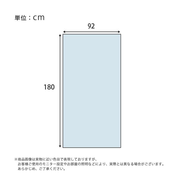 吸盤効果で簡単に貼れる！　窓貼り目隠しシート　92×180cm[03] 2