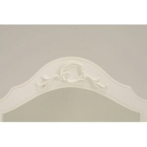 kagu*kagu 〜家具と雑貨のお店〜のハンプトンIIシリーズ ドレッサーセット RD-1585 (約)幅93×奥行40.5×高さ135cm アンティーク おしゃれ 白 白家具 エレガント [23]｜アングル2