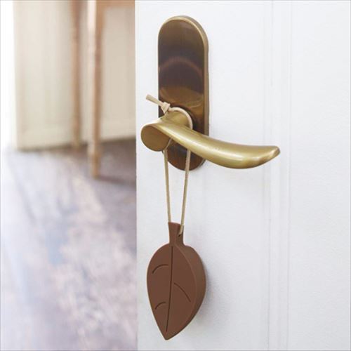 ドアストッパー リーフ ブラウン【代引不可】 [01] [3]