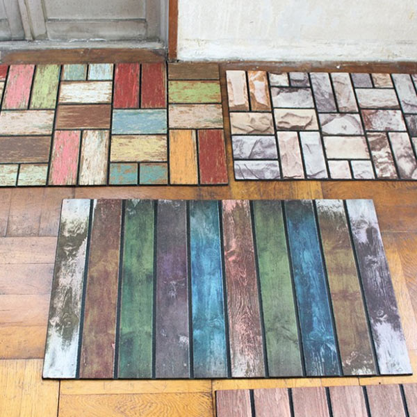 ■10倍ポイント■玄関マット　ノスタルジアマット　USEDWOOD TASTE　S　ZZGG5011　NOSTALGIA MAT【代引不可】 [01]