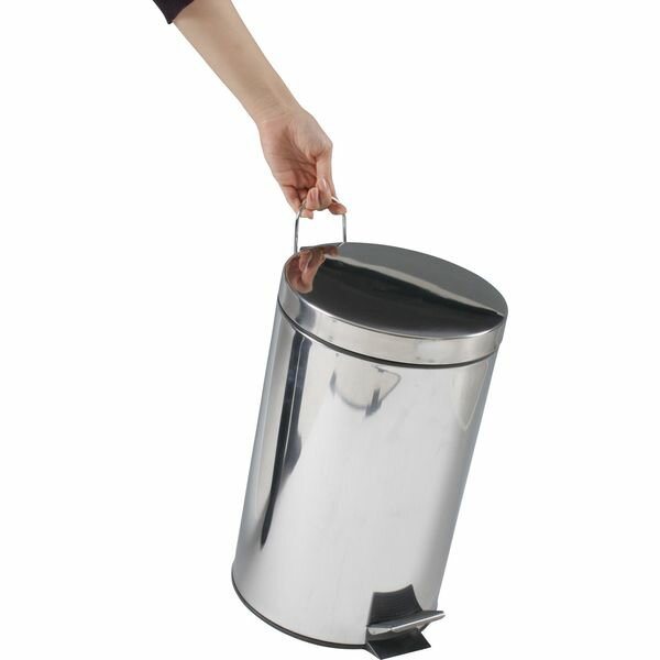 ステンレス ラウンドペダルペール 12L (入数:2点)[09] [3]