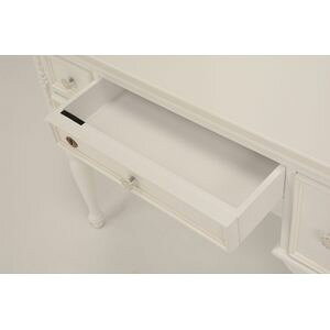 kagu*kagu 〜家具と雑貨のお店〜のハンプトンIIシリーズ ドレッサーセット RD-1585 (約)幅93×奥行40.5×高さ135cm アンティーク おしゃれ 白 白家具 エレガント [23]｜アングル3