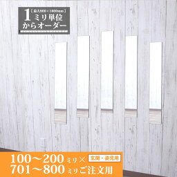 鏡 サイズオーダー ミラー 150 mm ～ 200 mm × 701 mm ～ 800 mm 壁掛け 玄関 姿見 全身 大きい スリム ロング おしゃれ ドレッサー シンプル 国産 旭硝子 AGC サンミラー 鏡の取り付け 日本製 ミリ単位で1枚からオーダーメイド 鏡専門店 かがみどっとねっと