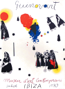 ジョーゼフ ギノバルト【Josep Guinovart】 ポスター アート ポスター Museu d'art Contemporari IBIZA 1980〔リ...