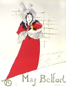 トゥルーズ ロートレック【Toulouse Lautrec】 ポスター アート ポスター May Belfort〔リトグラフ〕 夏休み 帰省 家具 鏡 送料無料