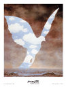 \今だけP2倍+送料無料!!/ ルネ マグリット【Rene Magritte】 ポスター アート ポスター La Grande Famille'1963