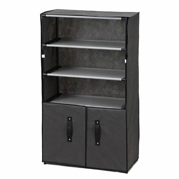 ＼今日だけP2倍+送料無料!!／ 超軽量 衣料 衣類 衣服の収納 棚 ラック タオルラック （不織布） （扉付き） （Mサイズ） おしゃれ プレゼント お返し 和風 日本風 北欧