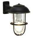 \今日だけP2倍+送料無料!!/ 門柱灯 防雨型 照明 LED 350lm (30W相当) 透明ガラス 表札灯 門柱ライト エントランスライト エントランス照明 マリンライト マリンランプ 船舶 照明 アンティーク レトロ おしゃれ 北欧 真鍮 黒 ブラック