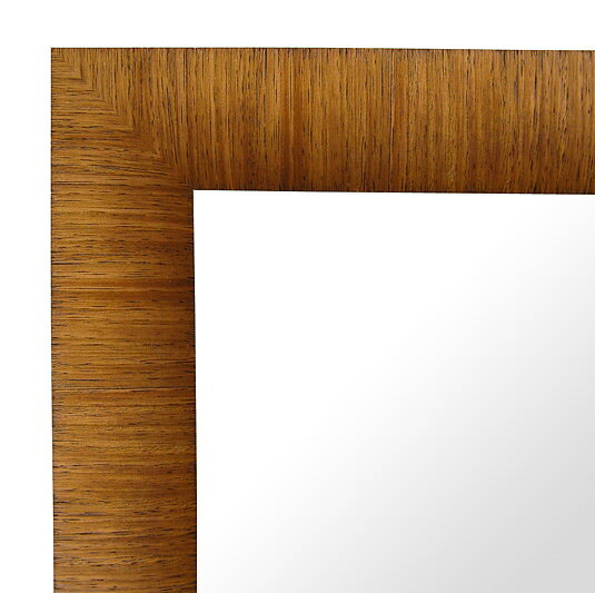 心を和らげるブラウン色 鏡 壁掛け ミラー 393x495 長方形 国産 壁掛け鏡 壁掛けミラー ウォールミラー 姿見 鏡 全身 吊り下げ 木 木製 天然木 ウッド シンプル 北欧 おしゃれ 額 フレーム 額縁 角型 四角 四角 茶 茶色 夏セール 送料無料 模様替え [2]