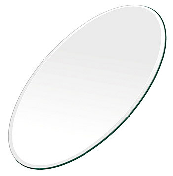 玻璃製 - ミラー トレイ ミラー トレー 鏡 トレイ 鏡 トレー：クリアミラー（通常の鏡） 楕円形（140x300mm）（鏡トレイ 鏡トレー ミラートレイ ミラートレー ベーストレイ ディスプレイ トレー トレイ） おしゃれ 北欧 引越し 新生活 お祝い 母の日 送料無料
