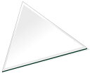 ミラー トレイ ミラー トレー 鏡 トレイ 鏡 トレー:クリアミラー(通常の鏡) 正三角形(250x217mm)(鏡トレイ 鏡トレー ミラートレイ ミラートレー...