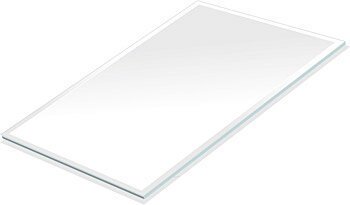 ミラー トレイ ミラー トレー 鏡 トレイ 鏡 トレー:スーパークリアミラー(高透過 超透明鏡) 長方形(130x180mm)(鏡トレイ 鏡トレー ミラートレイ...