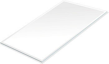 ミラー トレイ ミラー トレー 鏡 トレイ 鏡 トレー:スーパークリアミラー(高透過 超透明鏡) 長方形(160x240mm)(鏡トレイ 鏡トレー ミラートレイ...