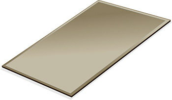 ミラー トレイ ミラー トレー 鏡 トレイ 鏡 トレー:ブロンズミラー(ブロンズ色の鏡) 長方形(130x180mm)(鏡トレイ 鏡トレー ミラートレイ ミラー...