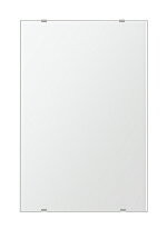 トイレ 鏡 400x600mm 長方形 シンプルカット トイレ鏡 鏡 トイレ 壁掛け ミラー 壁掛け 日本製 5mm厚 取付金具と説明書 壁掛け鏡 美容院 理容院 エステ 病院 医院 クリニック 開院 工務店 新築 改築 リフォーム リノベーション 角型 四角 四角形