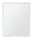クリスタル ミラー 400x500mm 長方形 クリスタルカット 鏡 壁掛け ミラー 壁掛け 日本製 5mm厚 玄関 リビング 寝室 トイレ 壁掛け鏡 ウオール...