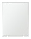 クリスタル ミラー 500x600mm 長方形 クリスタルカット 鏡 壁掛け ミラー 壁掛け 日本製 5mm厚 玄関 リビング 寝室 トイレ 壁掛け鏡 ウオール...