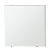 \今だけP2倍+送料無料!!/ クリスタル ミラー 洗面鏡 浴室鏡 600x600mm 正方形 クリスタルカット 洗面 鏡 浴室 壁掛け ミラー 日本製 5mm厚 壁掛け鏡 ウオールミラー 防湿鏡 姿見 全身 洗面台 防湿 お風呂 角型 四角 四角形