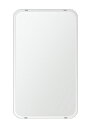 \今だけP2倍+送料無料!!/ クリスタル ミラー 洗面鏡 浴室鏡 380x640mm 角丸四角形 クリスタルカット 洗面 鏡 浴室 壁掛け ミラー 日本製 5...