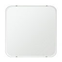 \今だけP2倍+送料無料!!/ クリスタル ミラー 洗面鏡 浴室鏡 550x550mm 角丸四角形 クリスタルカット 洗面 鏡 浴室 壁掛け ミラー 日本製 5...