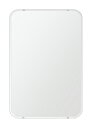 \今だけP2倍+送料無料!!/ クリスタル ミラー 洗面鏡 浴室鏡 608x912mm 角丸四角形 クリスタルカット 洗面 鏡 浴室 壁掛け ミラー 日本製 5...